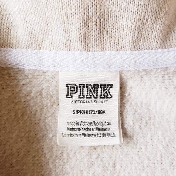 PINK Victoria’s Secret Cropped Half-Zip Pullover - Picture 2 of 5